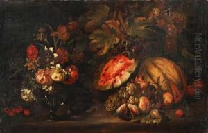 Stilleben Mit Fruchten