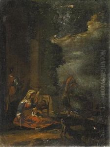 Scena Di Genere by Michelangelo Cerquozzi