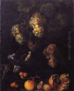 Nature Morte De Raisins, Grenades, Fraises Nature Morte De Raisins, Grenades, Fraises