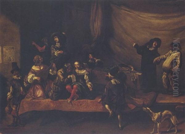 Interior With Actors Rehearsing - view 1