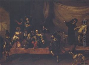 Interior With Actors Rehearsing