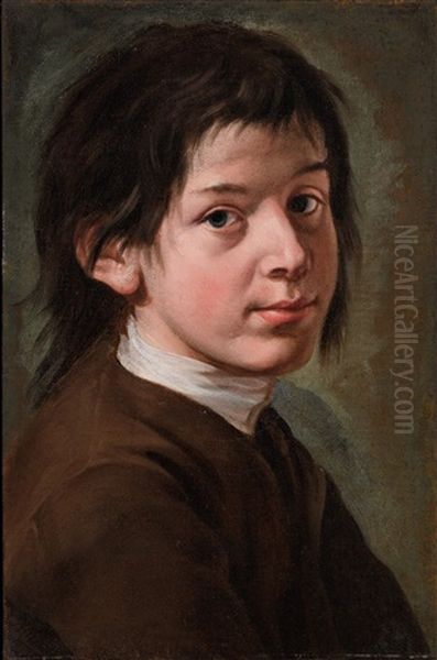 A Boy In A Brown Jacket - view 1