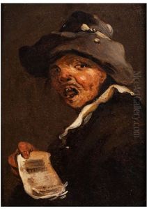 Halbbildnis Eines Mannes Mit Hut by Giacomo Ceruti