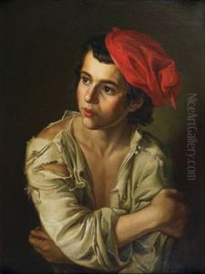 Jeune Garcon Au Beret Rouge Jeune Garcon Au Beret Rouge
