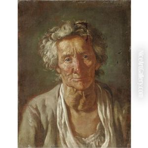 Testa Di Vecchia by Giacomo Ceruti