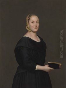 Portrait Of Donna Alba Regina Del Ferro by Giacomo Ceruti
