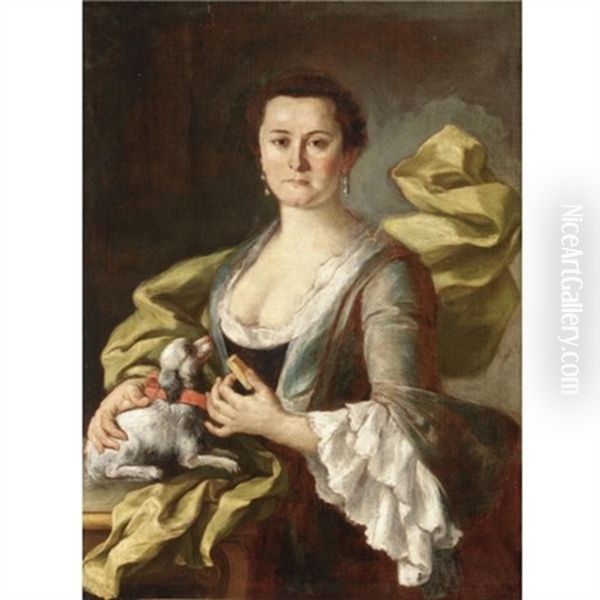 Ritratto Di Gentildonna Con Cagnolino - view 1