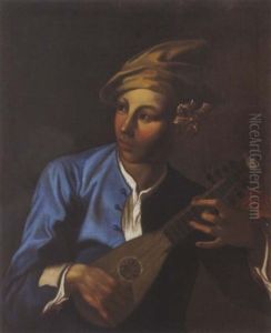 Laute Spielender Junger Mann (ritratto Di Un Giovinetto Che Suona Il Liuto)