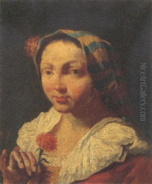 Ragazza Con Garofano (allegoria Dell'olfato) - view 1