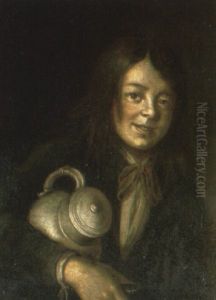 A Youth Holding A Jug A Youth Holding A Jug