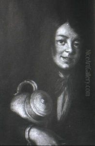 A Youth Holding A Jug