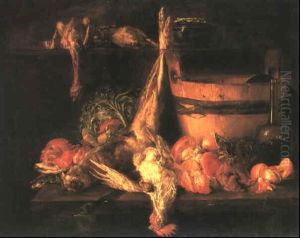 Nature Morte Aux Champignons Et Volailles by Giacomo Ceruti