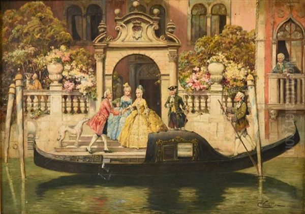 Venitian Canal Scene - view 1