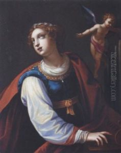 Sainte Cecile by Bernardino Cesari