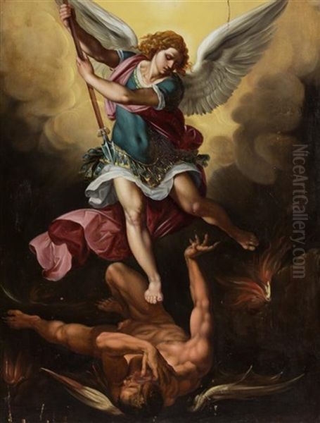 The Archangel Michael Triumphing Over Satan - view 1