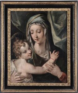 Madonna Col Bambino by Giuseppe Cesari