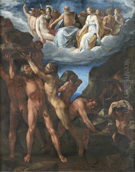 The Giants Storming Mount Olympus - view 1