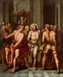 Flagellazione Di Cristo - Die Geiselung Christi by Giuseppe Cesari