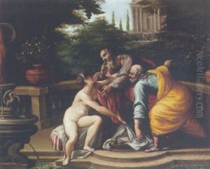 Susannah Anf The Elders by Giuseppe Cesari