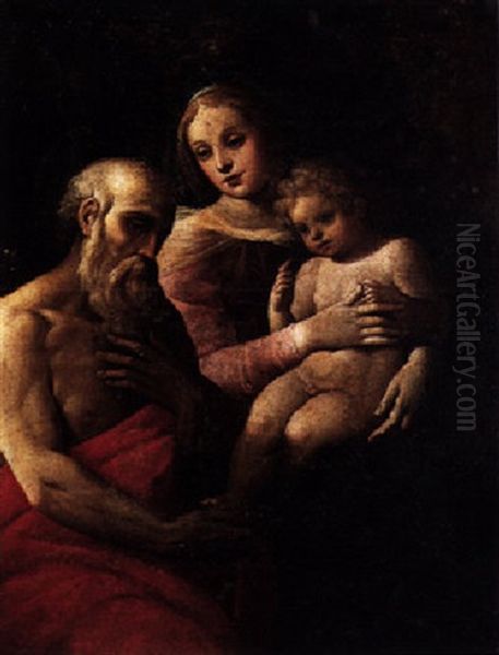The Madonna And Child With Saint Jerome - view 1