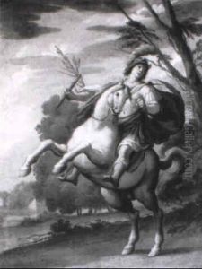 Cavalier En Empereur Romain by Giuseppe Cesari