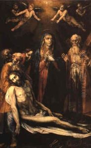 Christ Taken Down From The Cross by Giuseppe Cesari