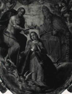 Le Couronnement De La Vierge by Giuseppe Cesari
