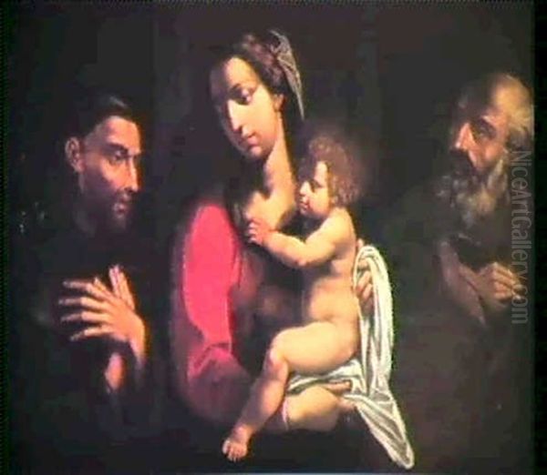The Holy Family With Saint Francis - view 1