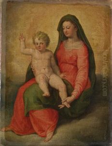 Madonna Mit Kind by Bartolomeo Cesi