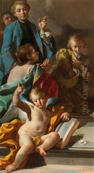 Figures With A Putto - view 1
