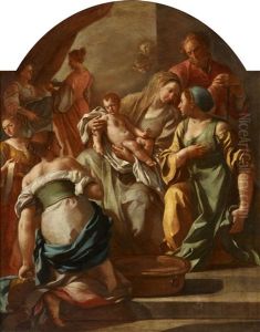 The Birth Of The Virgin by Jacopo Cestaro
