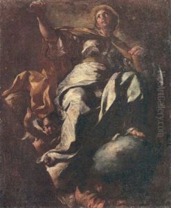 An Allegorical Female Figure by Jacopo Cestaro