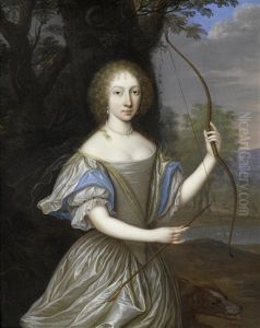 Portrat Der Anna Dorothea Von Lehndorff Als Diana