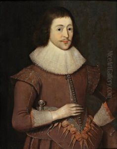 Portrait D'homme En Buste by Jonson van Ceulen