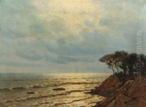 Moonlit Seascape by Arsene Chabanian