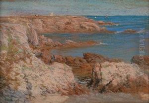 Bord De Mer En Bretagne by Arsene Chabanian