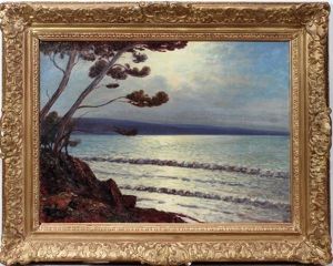 Seascape With Coastline by Arsene Chabanian