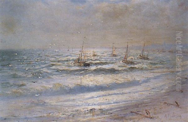 La Peche Par Gros Temps - view 1