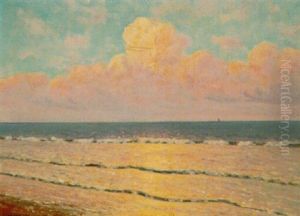 Effet De Vague Au Crepuscule by Arsene Chabanian
