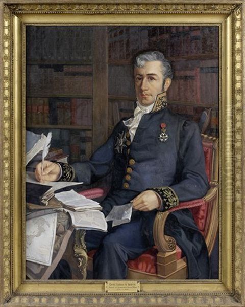 Portrait Du Comte Camille De Tournon-simiane, Prefet De Rome, Puis Prefet De La Gironde Et Du Rhone Sous La Restauration - view 1