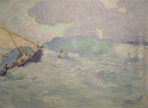 Envolee D'ames Vers La Lumiere by Maurice Chabas