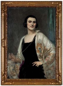 Portrait Of Sarah Briana Amshewitz by John Henry Amschewitz