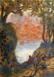 Reverie Au Bord De La Mer by Maurice Chabas