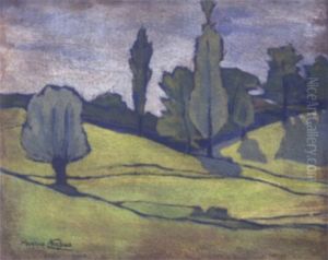 Paysage Synthetiste Sur L'aven by Maurice Chabas