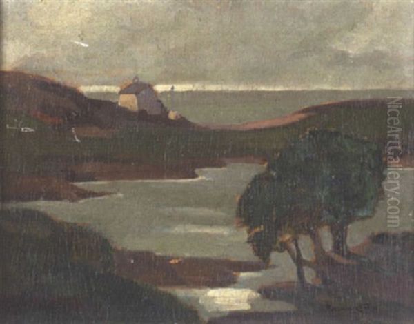 Bord De Mer A La Tombee De La Nuit - view 1