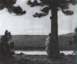 Paysage Symboliste by Maurice Chabas