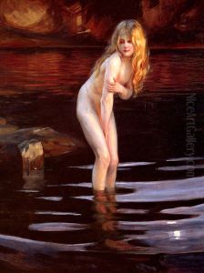 Au Crepuscule by Paul Emile Chabas