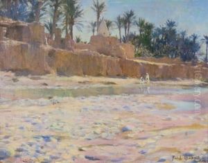 Vue De Biskra by Paul Emile Chabas