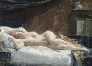 The Artist's Model by Paul Emile Chabas