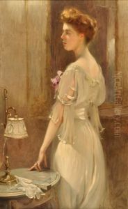 Retrato De Joven Dama De Perfil